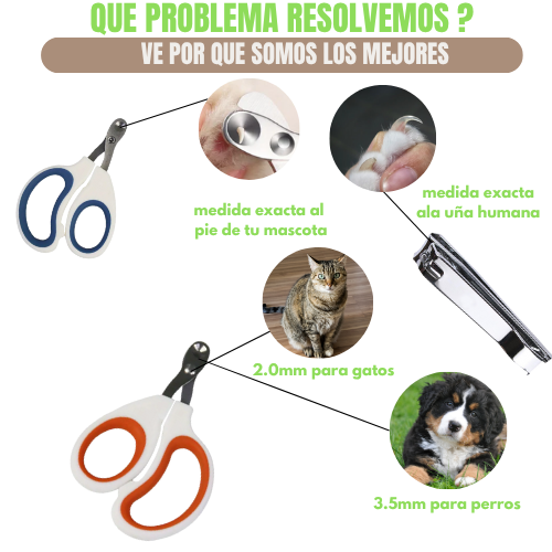 CORTA UÑAS PARA MASCOTAS