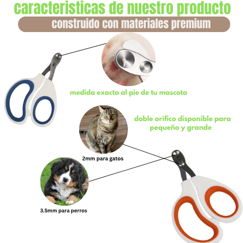 CORTA UÑAS PARA MASCOTAS